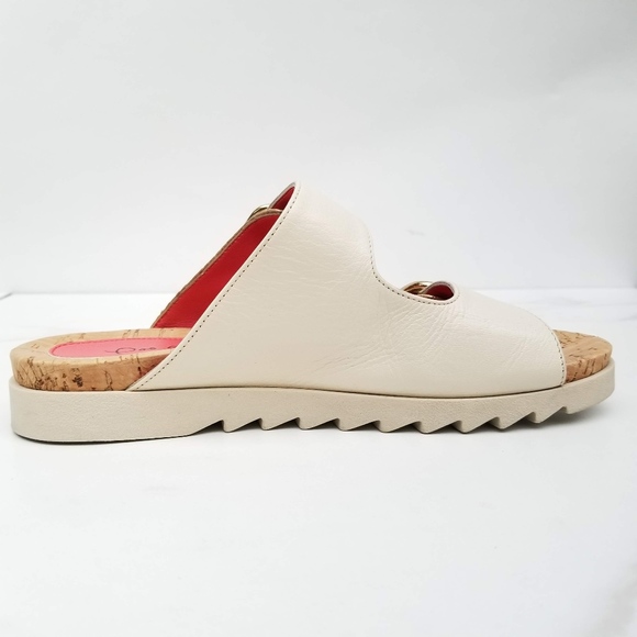 Pas De Rouge Vella Sandal Slides Buckle Straps - Picture 4 of 8